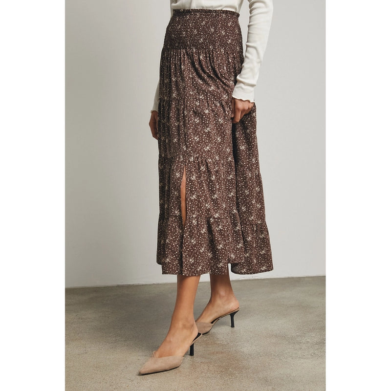 Meredith Floral Midi Skirt