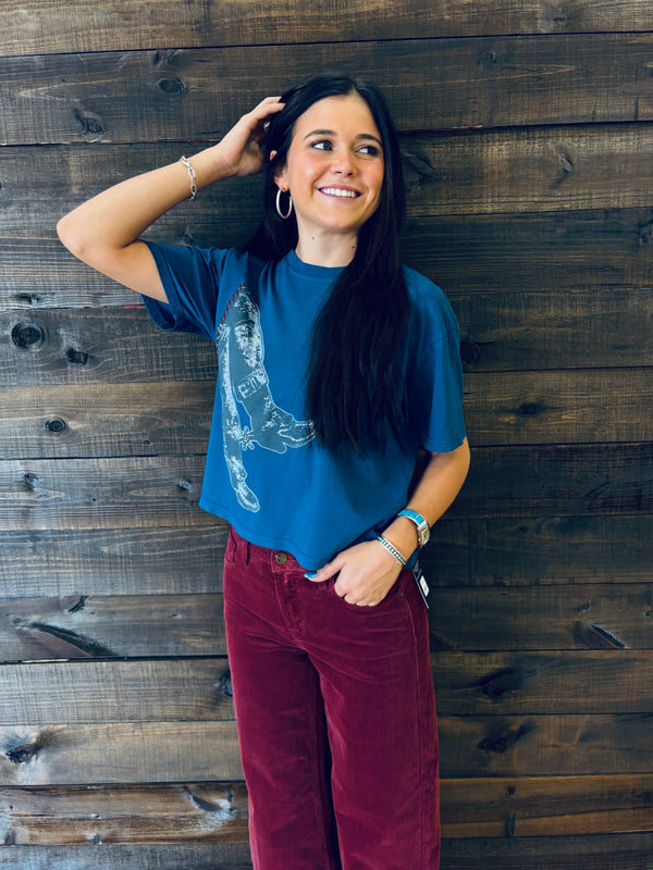 All Us- Spur Boot Tee