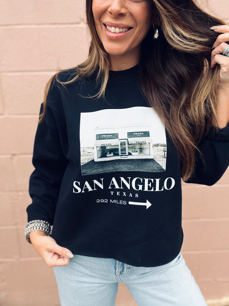 Prada San Angelo Cropped Sweatshirt