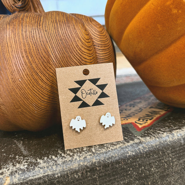 Ghost Stud Earrings