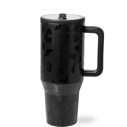 HydroJug- 32oz Black Leopard Traveler