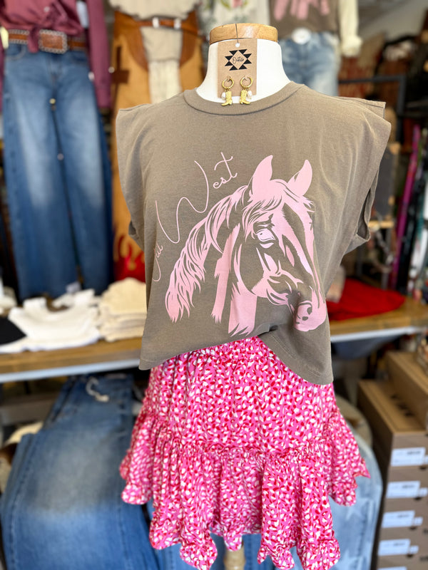 Sassy Pink Flutter Skirt