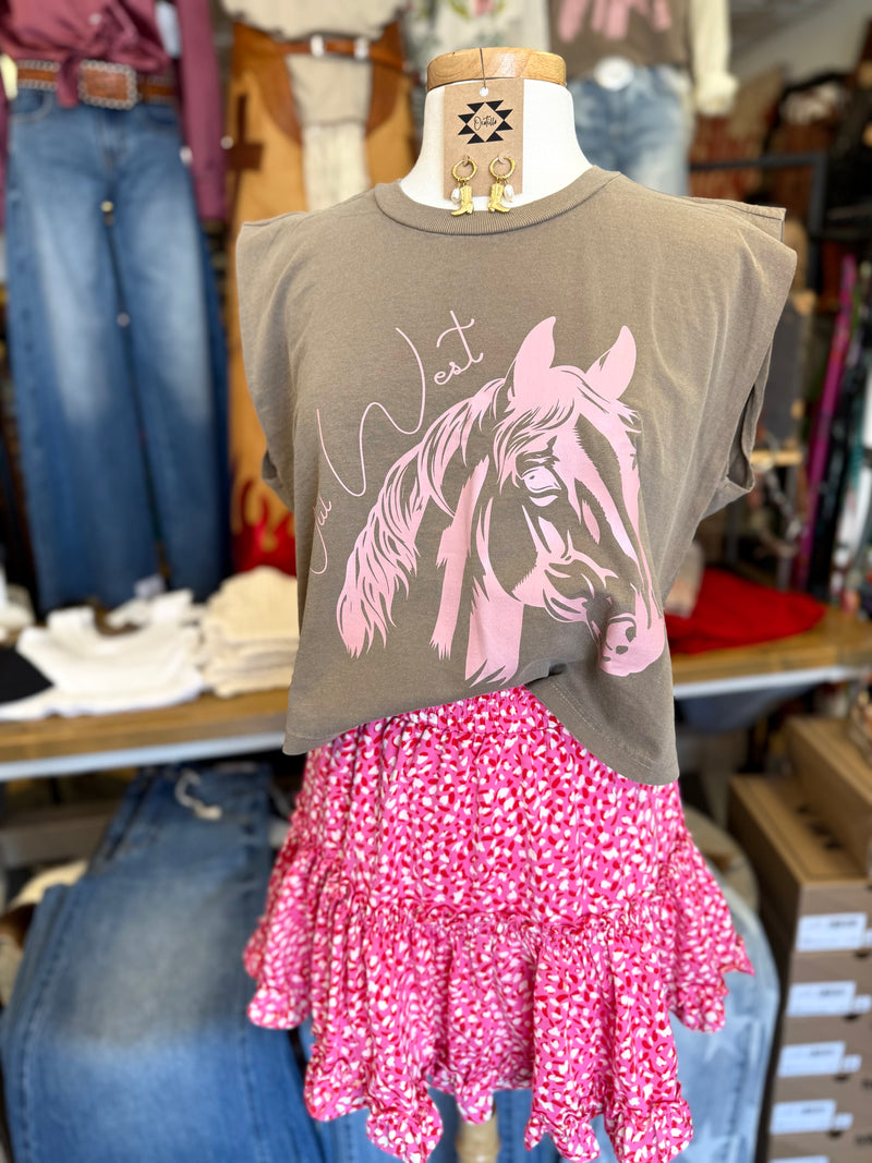 Sassy Pink Flutter Skirt