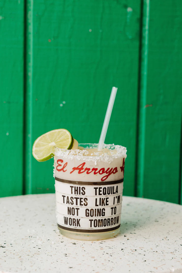 El Arroyo- Set of 4 Acrylic Cups Tequila Sunrise