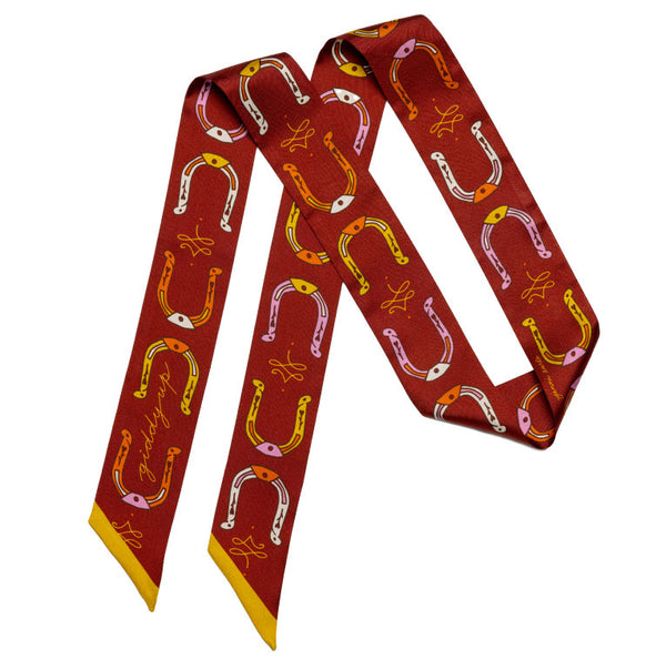 JE- Big Horseshoe Twilly Scarf