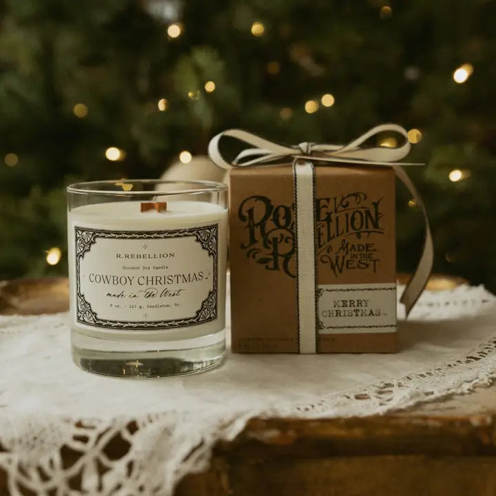 RR- Cowboy Christmas 8oz. Candle