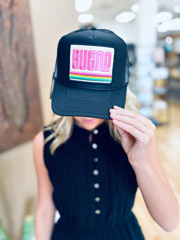 Bueno Black Trucker Hat