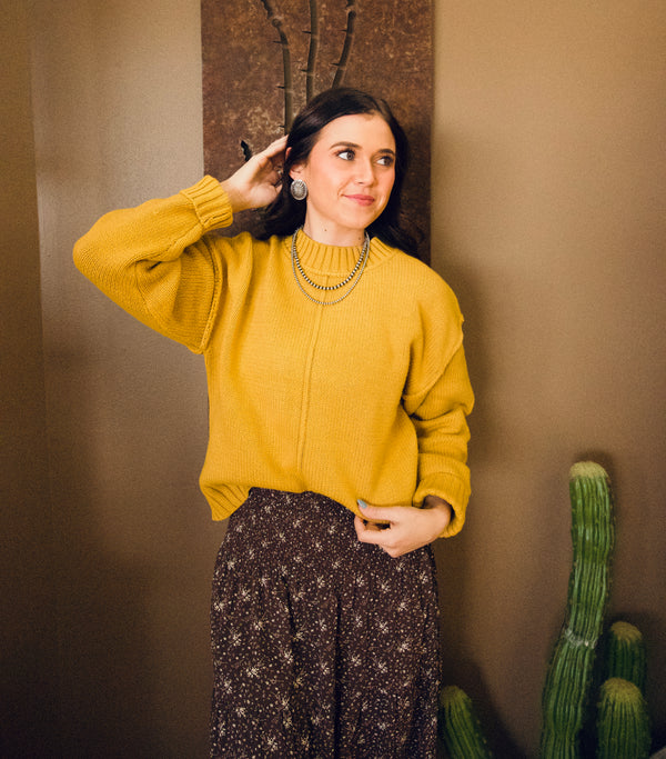 Dear John- Hera Gold Flake Sweater