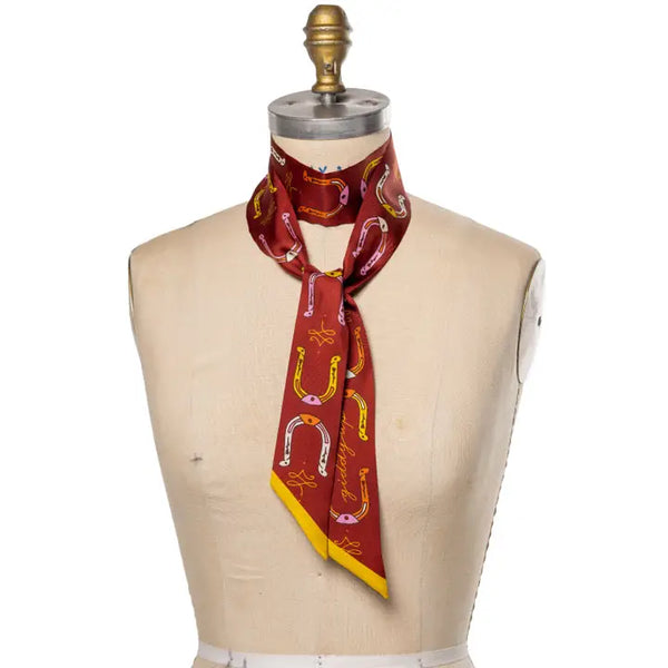 JE- Big Horseshoe Twilly Scarf