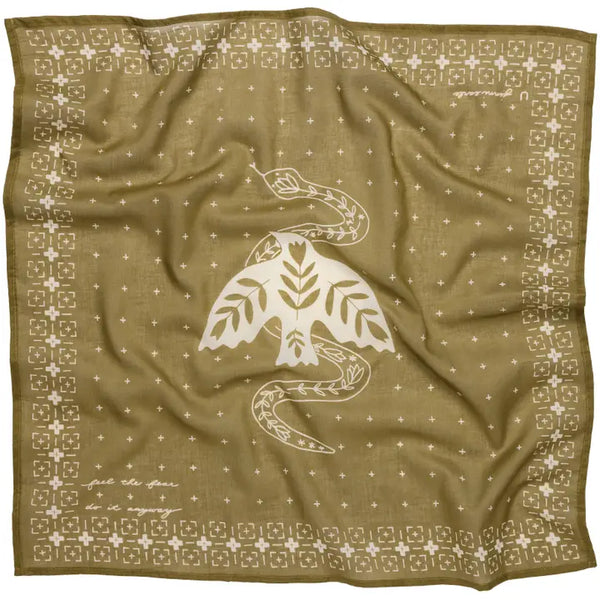 JE-Feel The Fear Cotton Voile Bandana