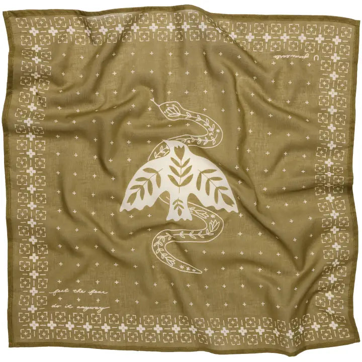 JE-Feel The Fear Cotton Voile Bandana