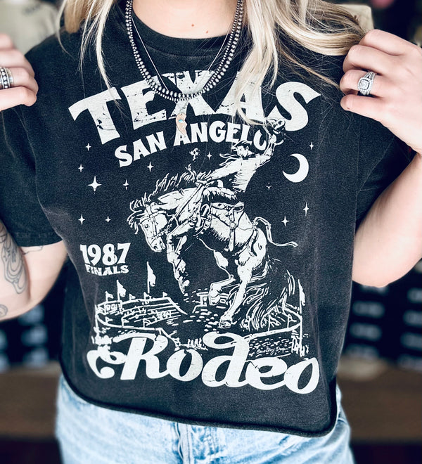 San Angelo Rodeo Finals Cropped Tee