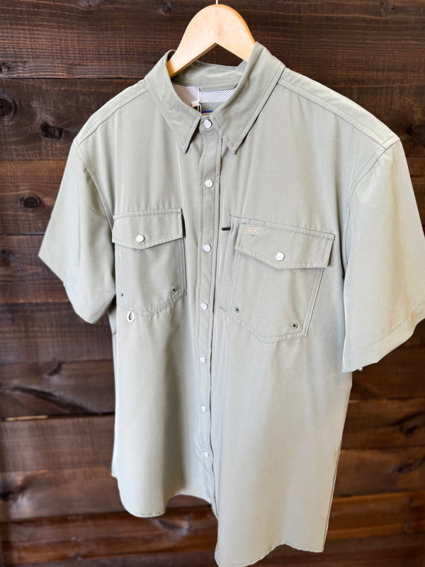 HornKnot- Performance Shirt- Sage