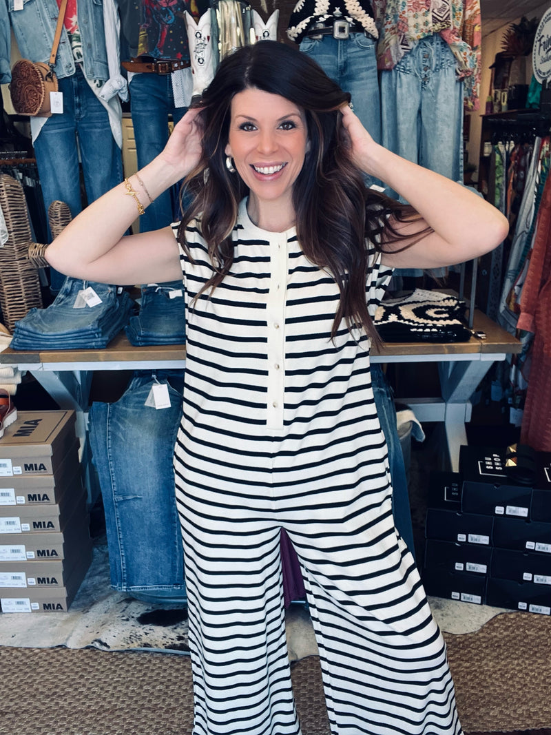 The Heidi Stripe Jumpsuit