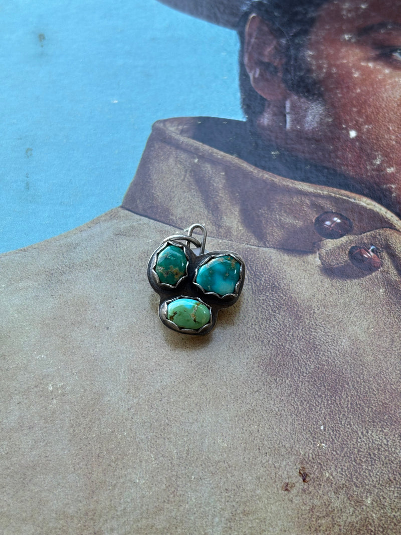 Horse Money- Tres Emerald Valley Sterling Pendant