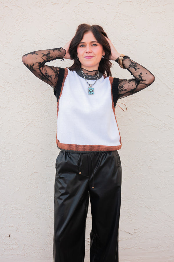 Wanda Wide Leg Pleather Pants