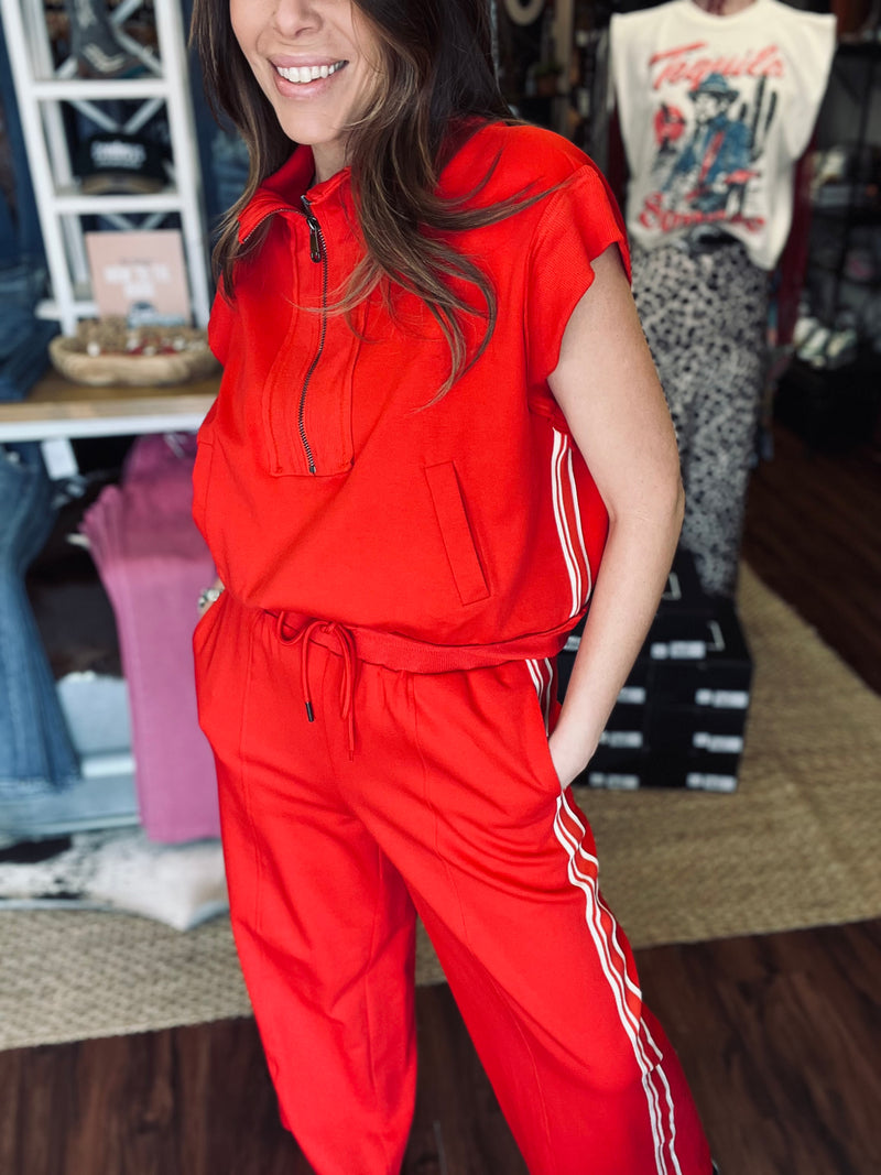 Frisco Red Jersey Pants