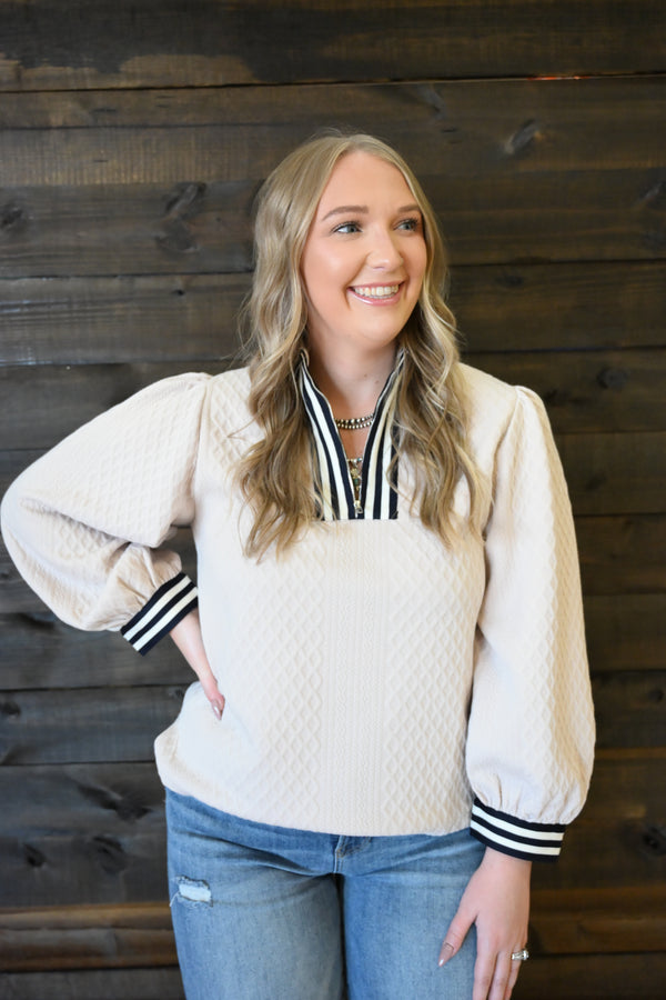 Jenna Textured Top