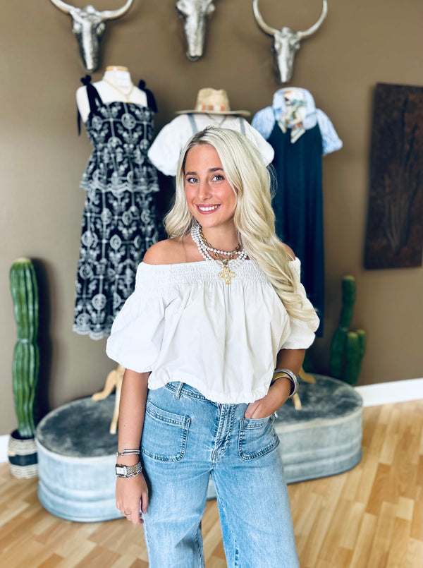 Backroads Cropped Top