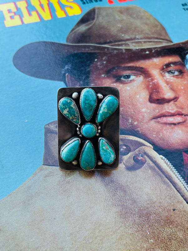 Horse Money- Emm Emerald Valley Turquoise Ring