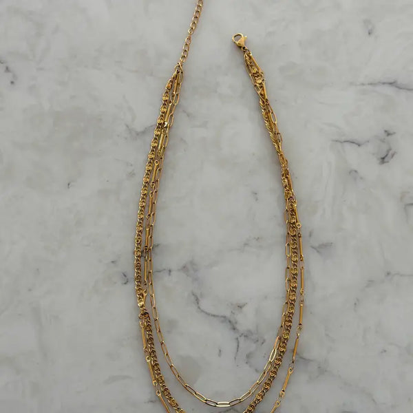 CSP-Triple Layered Necklace