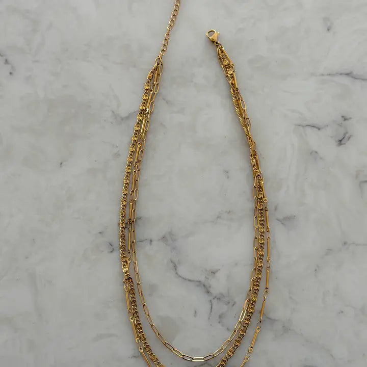 CSP-Triple Layered Necklace