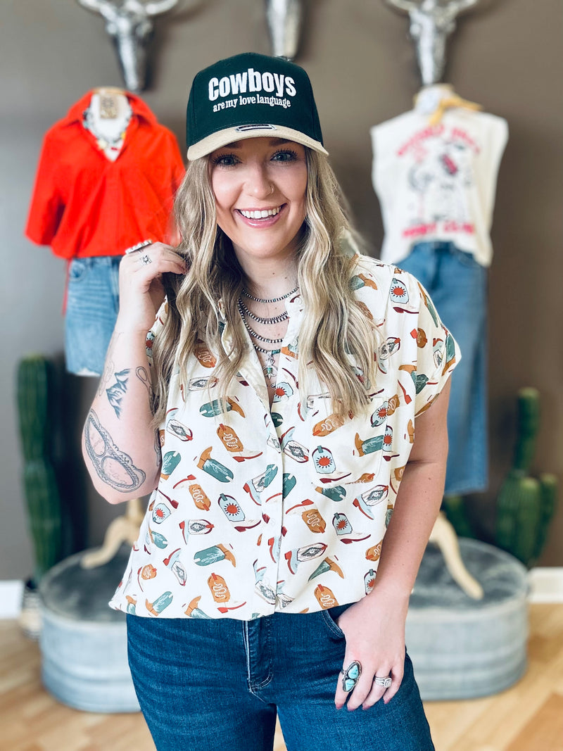 Cotton & Rye- Cutie Booties Top