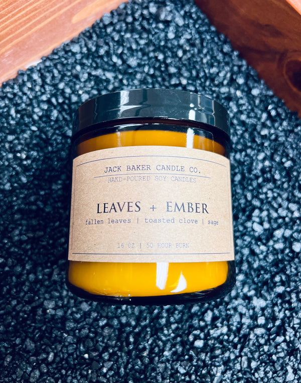 JB Candle Co- Leaves + Ember