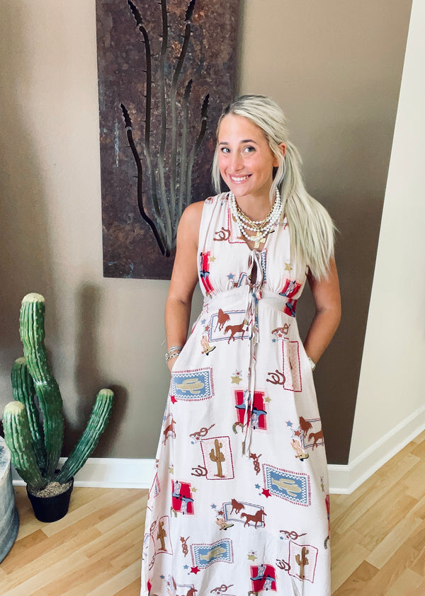 Ranch Rodeo Maxi Dress