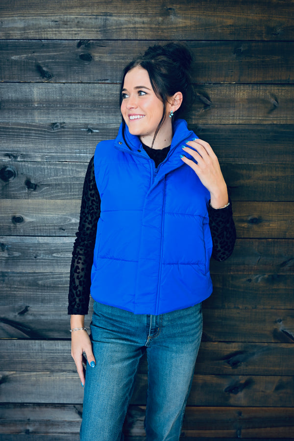 Royal Puffer Blue Vest