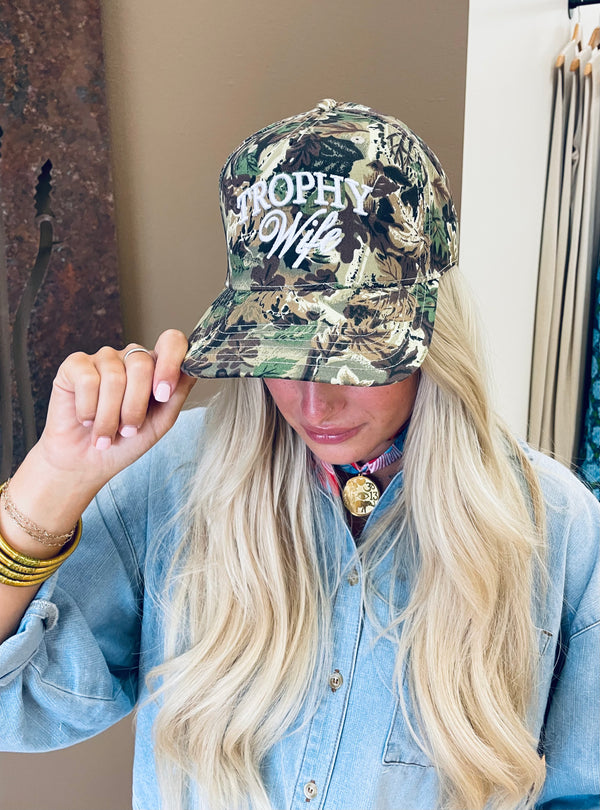 Trophy Wife Camo Cap