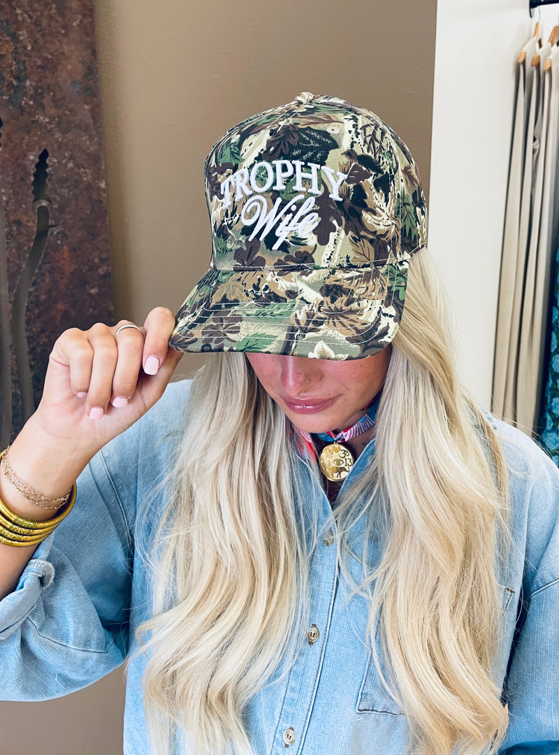 Trophy Wife Camo Cap
