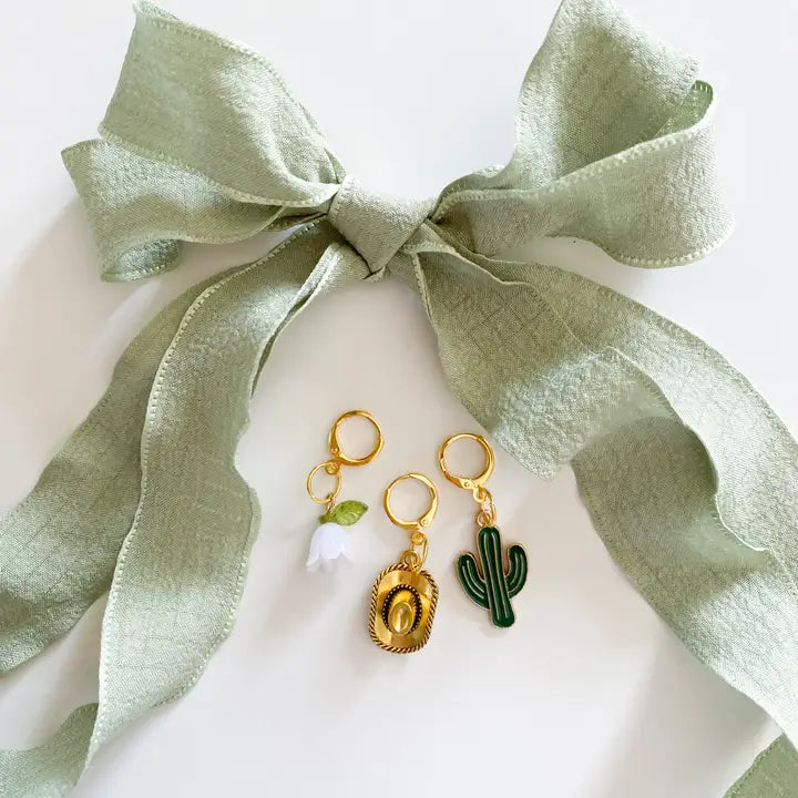 L&L- Shoe Charm and Laces Set- Sage Cowboy