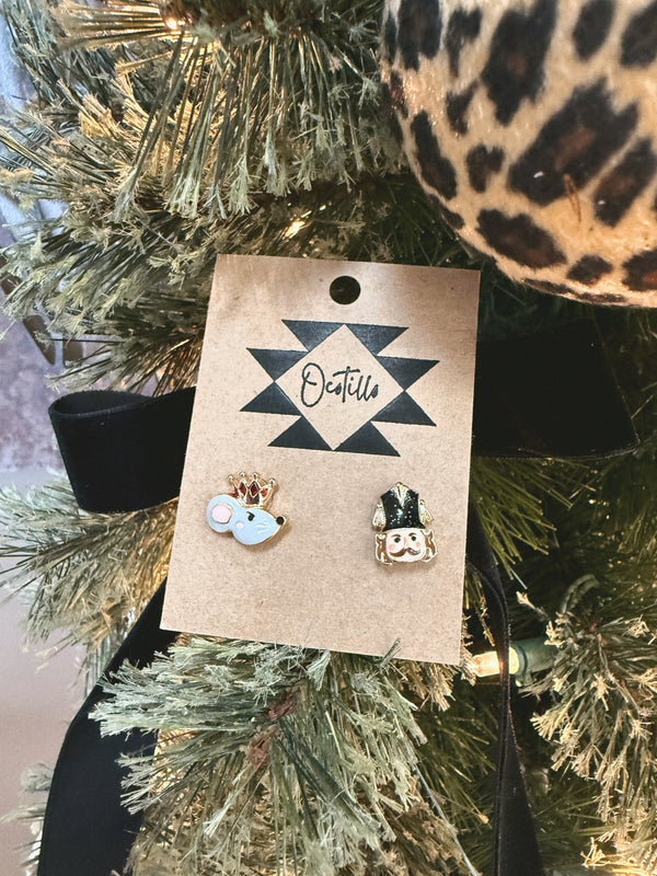 Christmas Nutcracker Stud Earrings