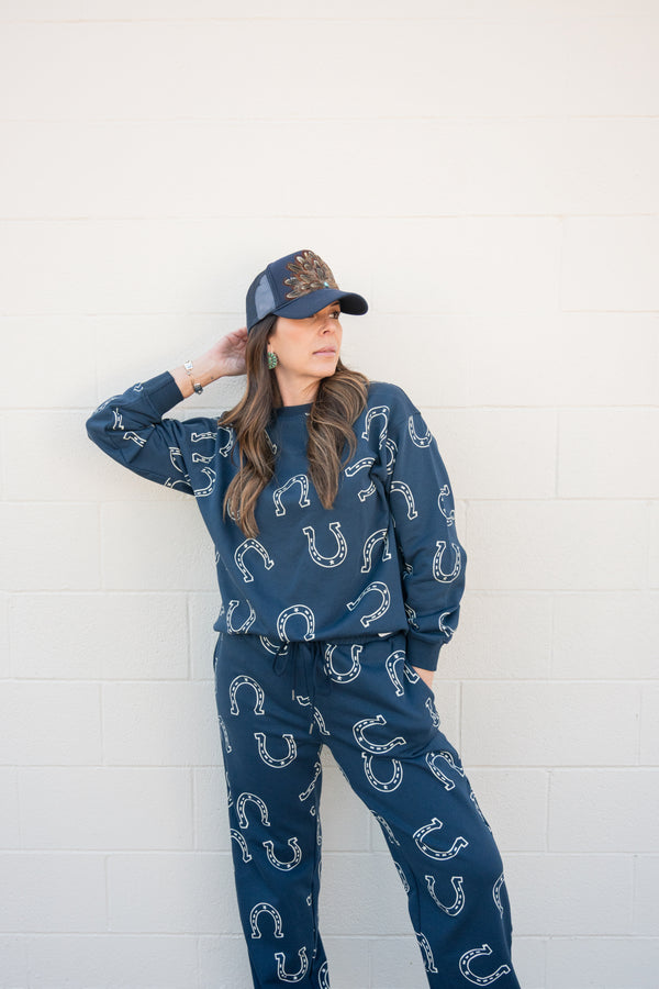 Wild Horses Printed Sweatshirt