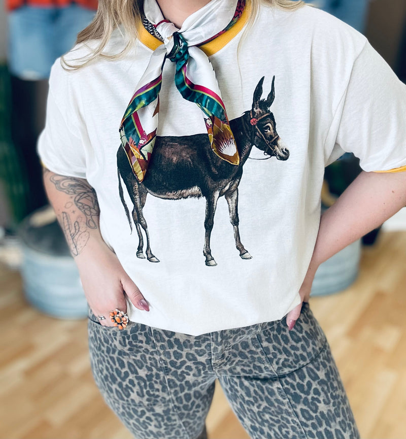 Vintage Donkey Ringer Tee