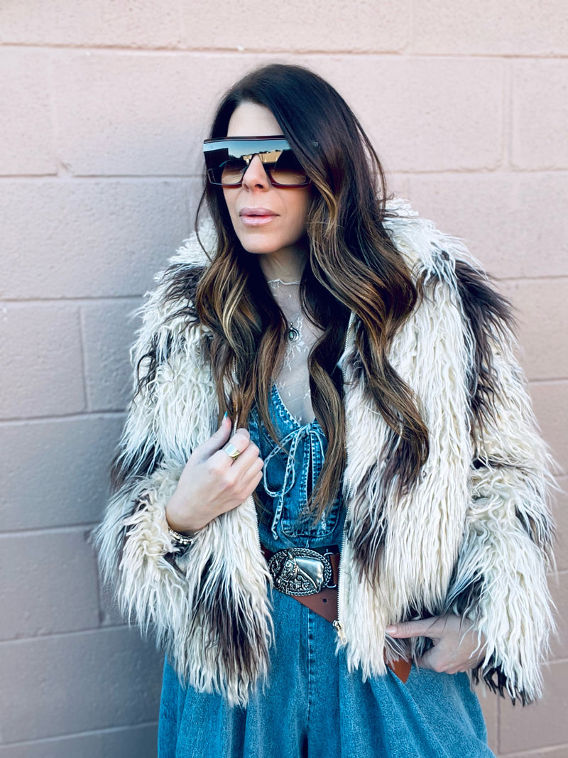 Shandra Shag Sherpa Jacket