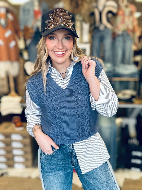 Another Love- Emberly Knit Sweater Vest