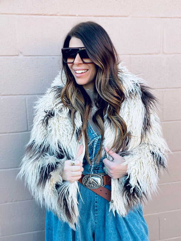 Shandra Shag Sherpa Jacket