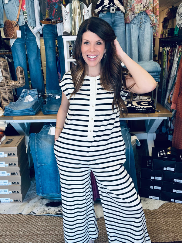 The Heidi Stripe Jumpsuit