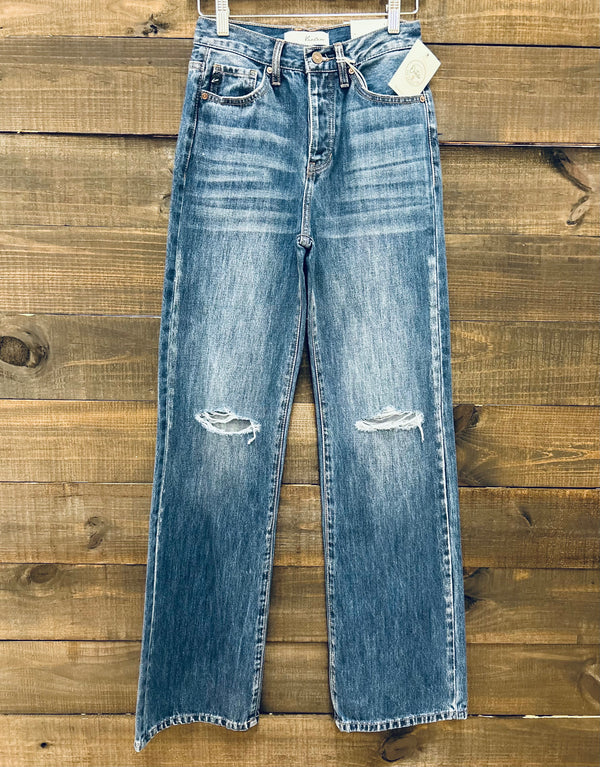 KanCan- 90's High Rise Flare Jeans