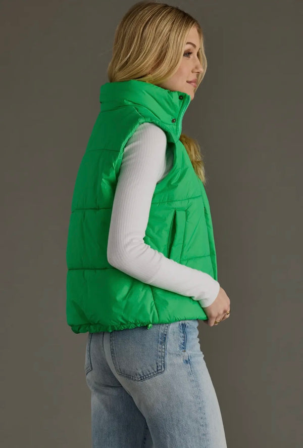 Verde Puffer Vest
