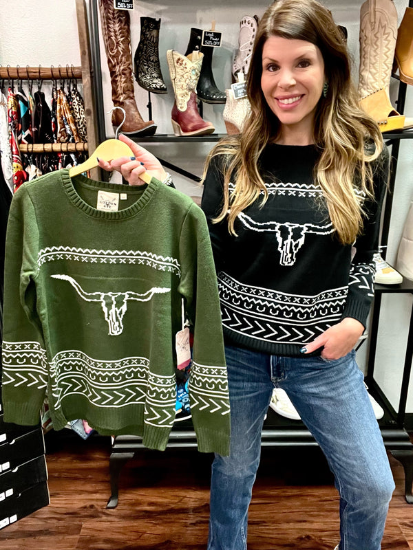 Texas Longhorn Sweater