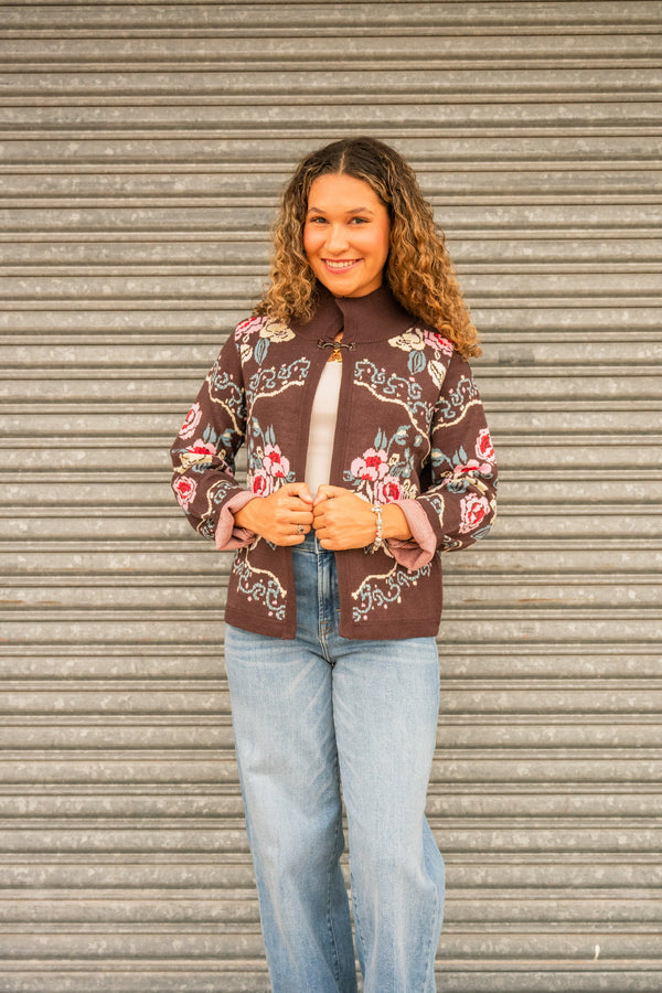 Jenna Floral Cardigan