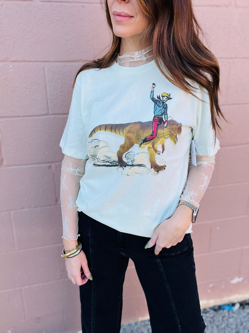 T-Rex Cowboy Tee