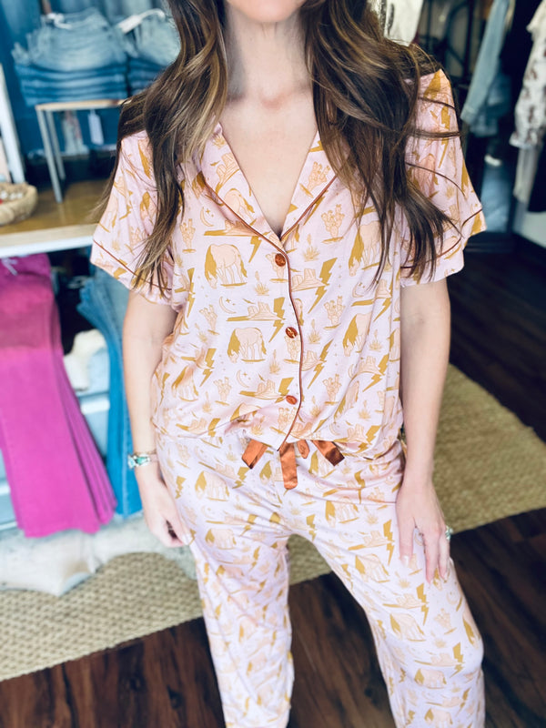 Allie Falcon- Oasis Pajama Set