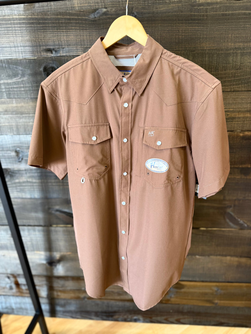 HornKnot- Performance Shirt- Brown