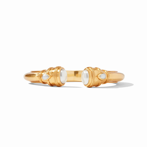 Julie Vos- Cannes Demi Cuff Bracelet- Pearl