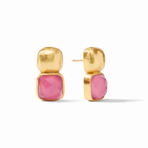 Julie Vos- Catalina Earring- Iridescent Peony Pink