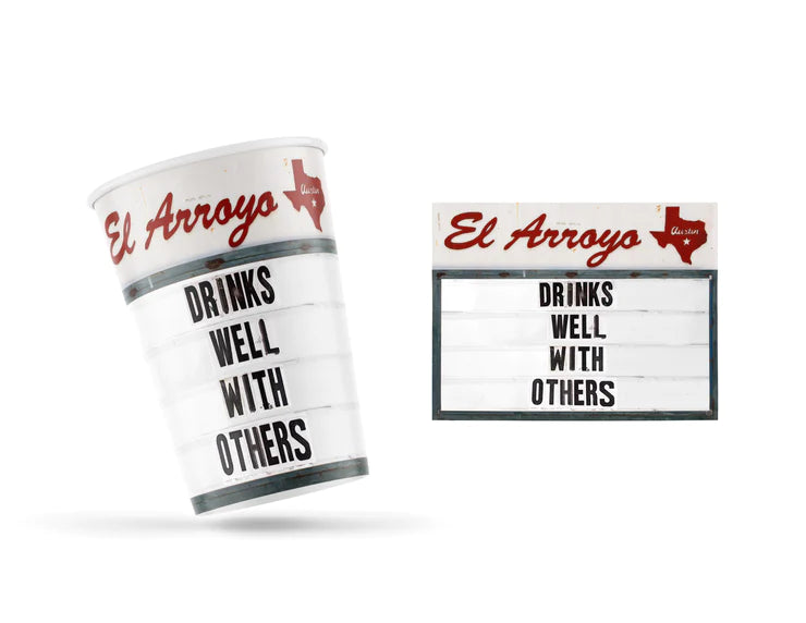 El Arroyo 12oz Paper Cups- Drinks Well